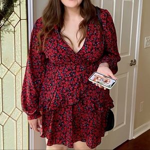 Floral Boohoo Dress